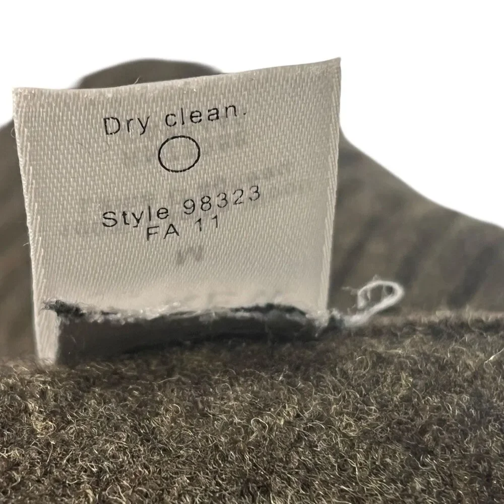 J Crew Sweater Mens M Green Lambs Wool Crewneck Raglan Pullover Knit‎ Minimalist